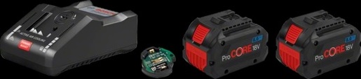 BOSCH Professional set 2x ProCORE18V 8.0Ah baterija + GAL 18V-160 C punjač