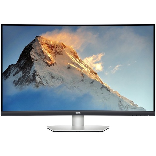DELL monitor S3221QS Zakrivljeni, 4K UHD 3840x2160, 31,5 VA, 300 cd/m2, AMD Free Sync, HDMI, DP, USB, Speakers, 60Hz, 4ms