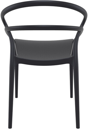 SIESTA Pia stolica - crna