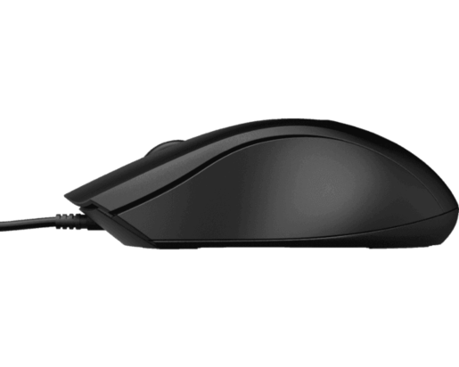 HP miš 100, žičani, crni