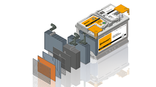 Continental akumulator EFB 65Ah (650EN) start-stop