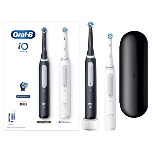Oral-B četkica za zube iO Series 4 Duo Pack (Black + White)