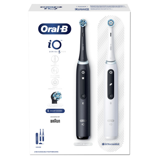 Oral B iO 5 Duo Pack (White + Black)
