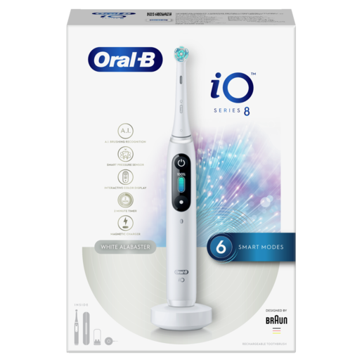 Oral-B četkica za zube iO Series 8 White Alabaster