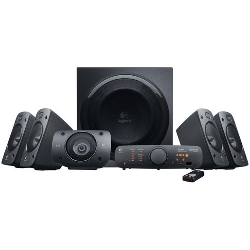 Logitech Z906 THX Surround Sound 5.1 zvučnici, Crni, 3.5 mm