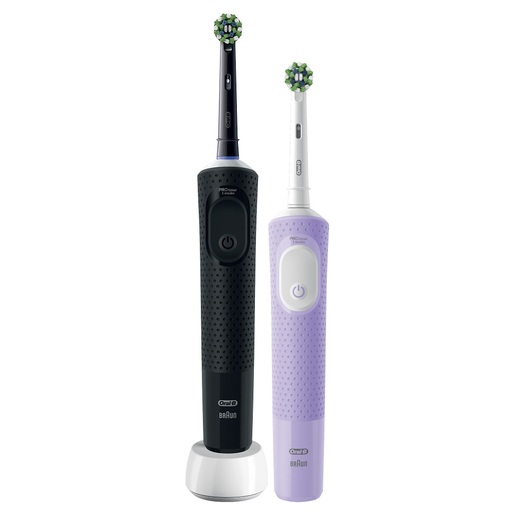 Oral-B četkica za zube Vitality Pro Black + Lilac Duo Pack