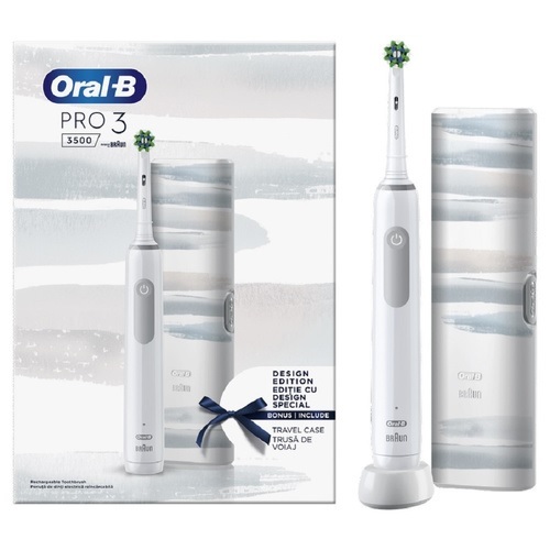 Oral-B četkica za zube Pro 3 White 3500 + Travel Case
