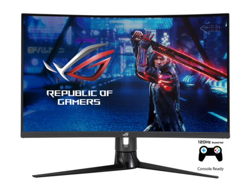 ASUS monitor XG32VC ROG STRIX, Gaming, WQHD 2560x1440, 31,5 VA, 400 cd/m2, FreeSync Premium Pro, DisplayHDR 400, DP, HDMI, USB-C, USB, 170Hz, 1ms