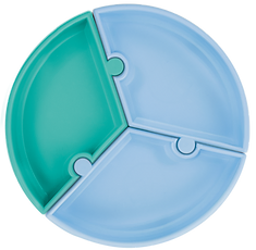 Minikoioi puzzle tanjir / plavo - zeleni