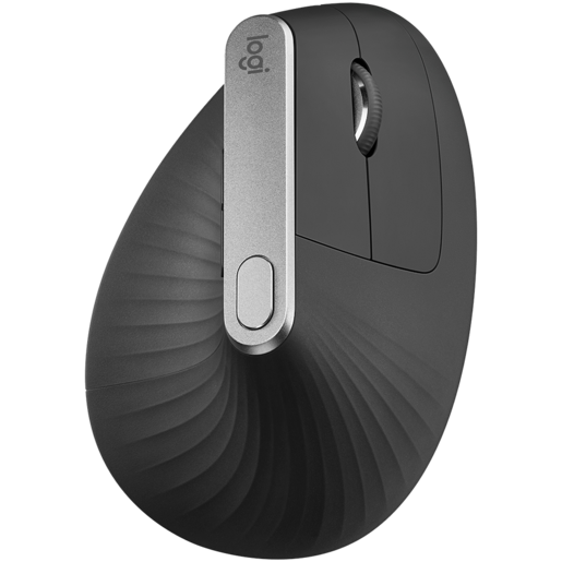 Logitech miš MX Vertical Bluetooth, bežični, grafitna