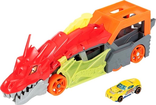Hot wheels Dragon launch transporter staza