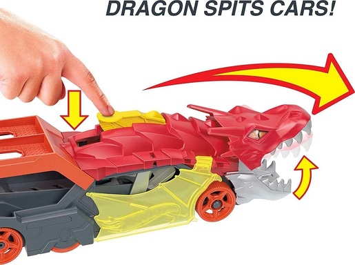 Hot wheels Dragon launch transporter staza