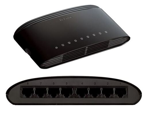 D-Link switch neupravljivi, DES-1008D/E