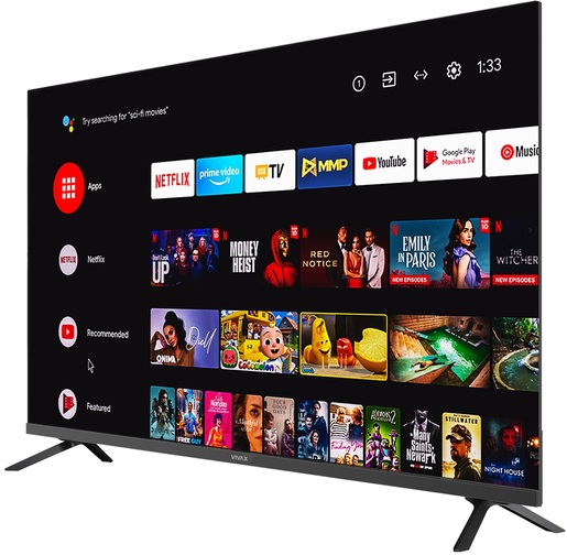 VIVAX IMAGO LED A Series televizor 43UHD10K, 4K Ultra HD, Android, Smart TV, HDR10, Crni 