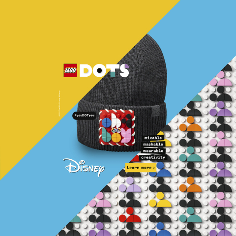 LEGO DOTS Prišivak Mickey Mouse i Minnie Mouse 41963