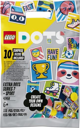 LEGO Dots dodatne točkice - serija 7, SPORT 41958