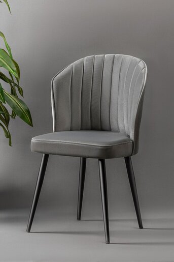 Mymassa stolica Rubi / siva / 4 komada