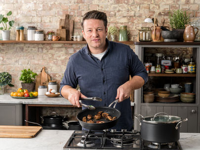 Tefal Jamie Oliver tava sa dvije ručke / pekač sa poklopcem 30 cm Professional home cook