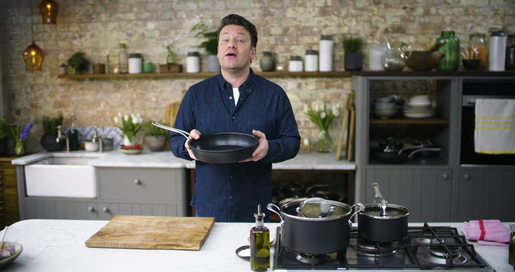 Tefal Jamie Oliver tava sa dvije ručke / pekač sa poklopcem 30 cm Professional home cook