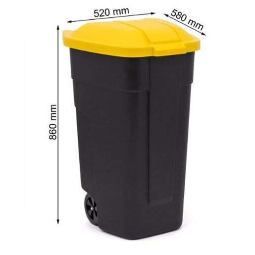 Curver kanta za otpatke 110 l / žuta / 214128