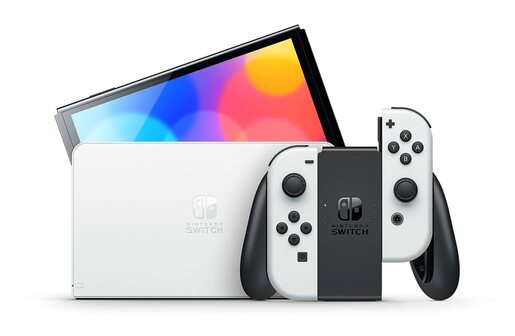 Nintendo Switch OLED Console - White Joy-Con
