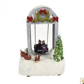 Due Esse novogodišnja dekoracija selo LN000578