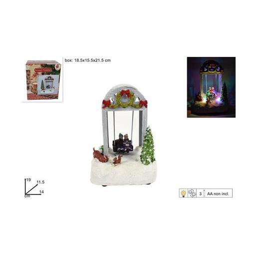 Due Esse novogodišnja dekoracija selo LN000578