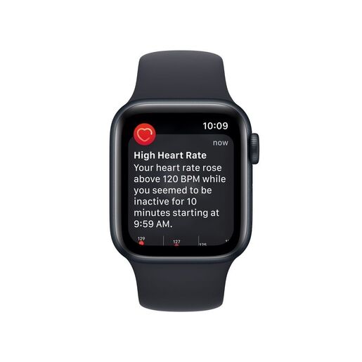 Apple Watch SE2 GPS 40mm, Midnight Aluminium Case, Midnight Sport Band - Regular