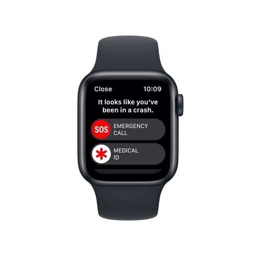 Apple Watch SE2 GPS 40mm, Midnight Aluminium Case, Midnight Sport Band - Regular