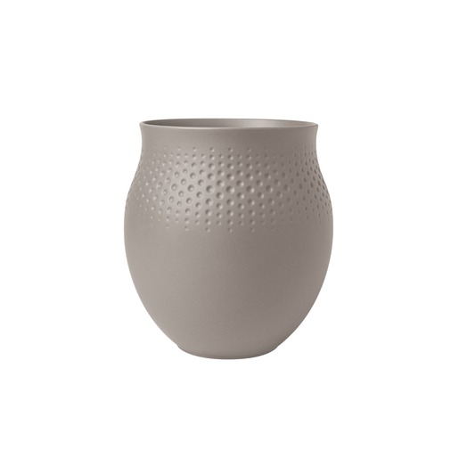 Villeroy & Boch vaza Manufacture Collier Taupe 18 cm
