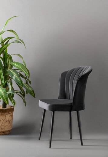 Mymassa stolica Rubi / tamno siva