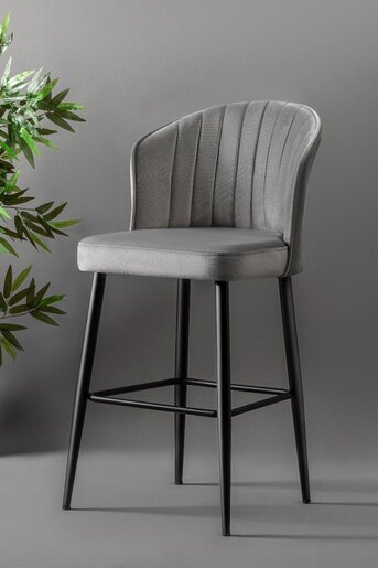 Mymassa barska stolica Rubi / tamno siva