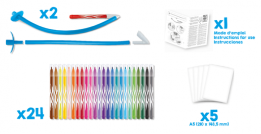 Maped Creativ blow pen basic art set