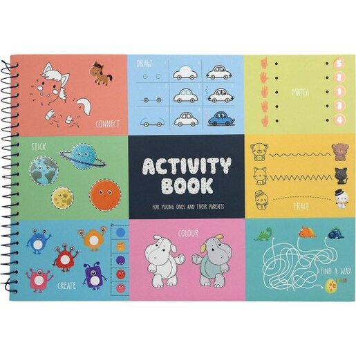 Bojanka A4 Activity book 46L Creative + gratis Sline drvene bojice 12/1