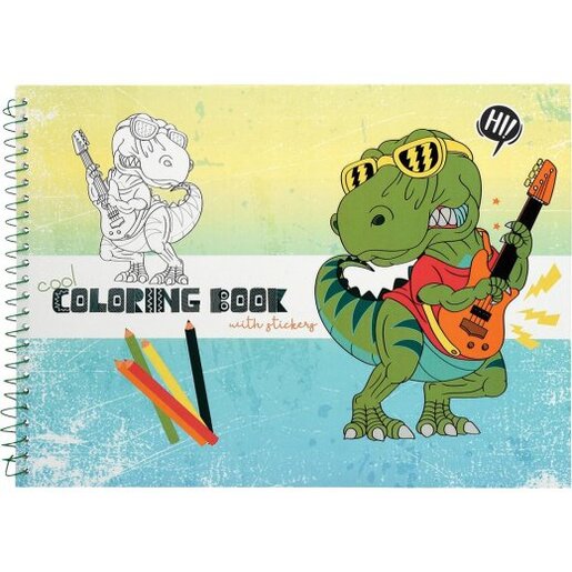 Bojanka A4 Cool 21L Creative + gratis Sline drvene bojice 12/1