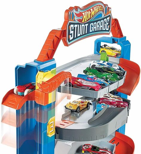 Hot wheels city stunt garaža