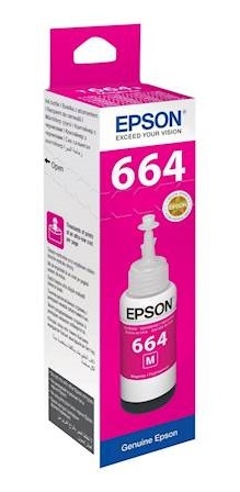 Tinta EPSON EcoTank ITS T6643 Magenta 70ml, C13T66434A