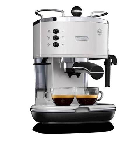 DeLonghi aparat za espresso kafu ECO311.W Icona ručni, bijeli