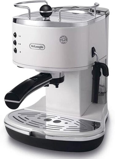 DeLonghi aparat za espresso kafu ECO311.W Icona ručni, bijeli