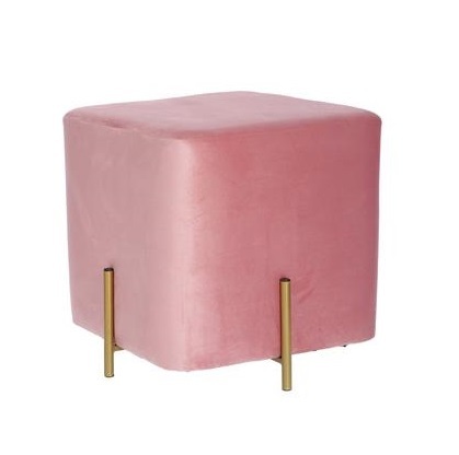 Star tabure Alin 44 x 44 x 44 cm rosa 71916