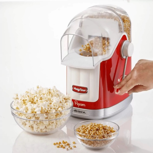 Ariete aparat za kokice na ručicu Party Time crveni 2958