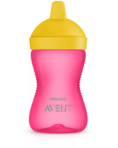 PHILIPS AVENT magična bočica sa tvrdim nastavkom girl 18m+ / 300ml / žuto roza / SCF804/04