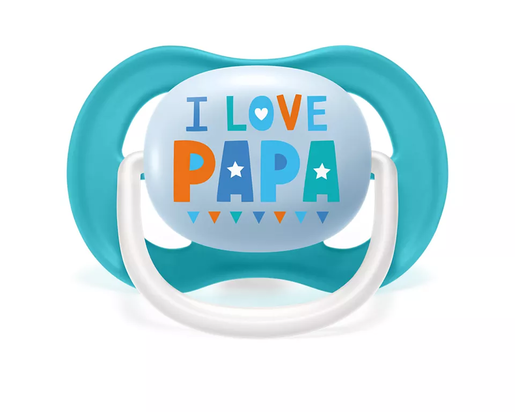 PHILIPS AVENT duda varalica ultra air boy 6-18m / I love papa i brodić / 2 komada / SCF080/03