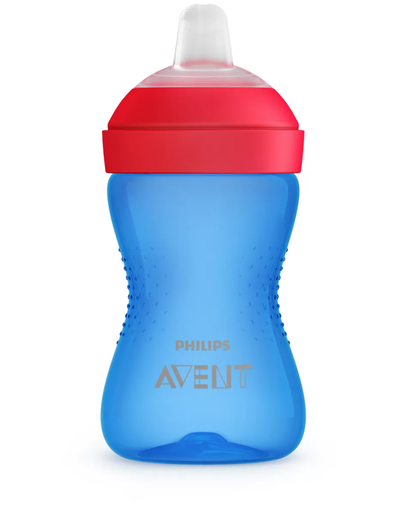 PHILIPS AVENT magična bočica sa mekim nastavkom boy 9m+ / 300ml / plavo crvena / SCF802/01