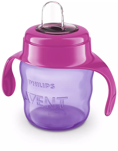 PHILIPS AVENT magična bočica girl 6m+ / 200ml / roze ljubičasta / SCF551/03