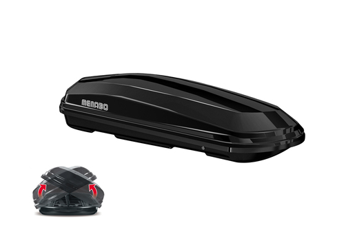 MENABO Krovni kofer DIMAOND DUO BLACK 450LT