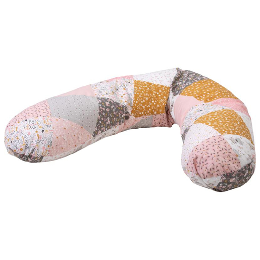 BUBABA jastuk za dojenje 170 x 35 cm rozi patchwork / 47801