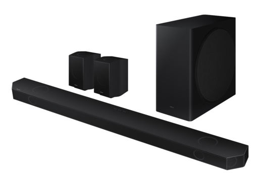 SAMSUNG soundbar HW-Q930B/EN, SpaceFit Sound, AirPlay, SmartThings APP, Dolby Atmos,  9.1.4 kanalni zvuk, Q-Simphony, Crni