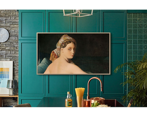 SAMSUNG QLED televizor QE65LS03BAUXXH THE FRAME, 4K Ultra HD, Smart TV, Moderan Frame dizajn, Matirani ekran, Crni **MODEL 2022**