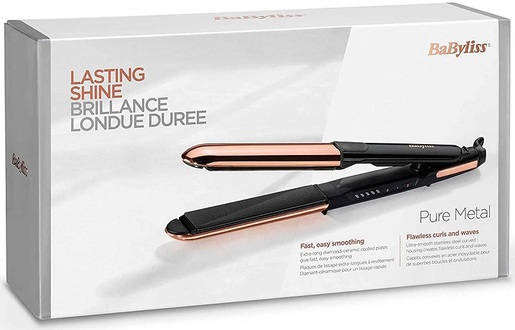 BaByliss pegla za kosu ST481E PinkGold Pure Metal 2u1